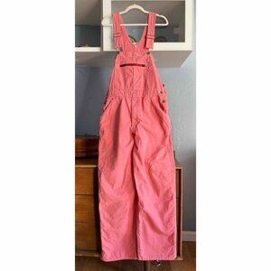 Vintage Pointer Overalls Pink Cotton Denim Waist Size 34